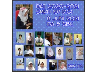 PAT KELAS 7&8 2020/2021